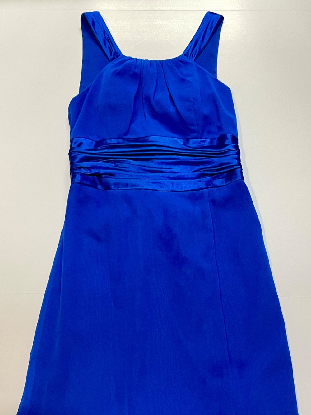 David's Bridal Jewel-tone Blue Prom HOCO or Bridesmaid Dress